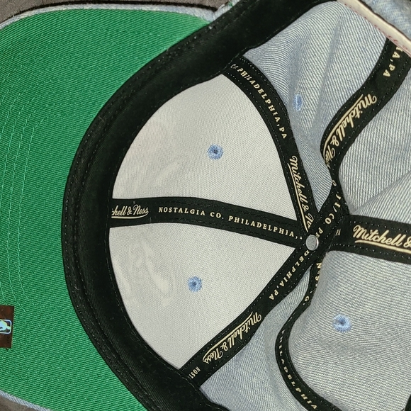 Mitchell & Ness Limited Denim Hornets Snapback - Picture 6 of 6